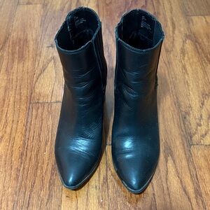 Steve Madden Black Ankle Booties